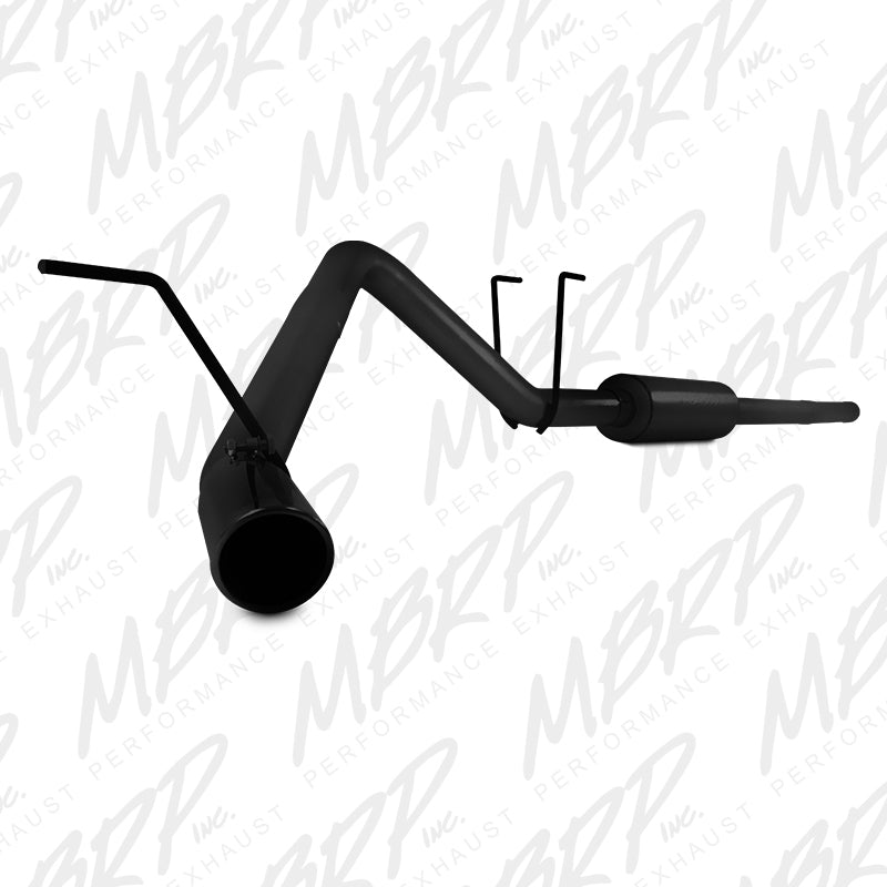 MBRP 09-14 Dodge Ram 1500 5.7L Cat-Back Single Side AL - Black - DTX Performance