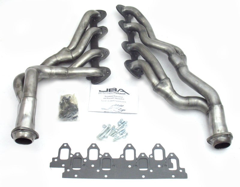 JBA 67-70 Ford Mustang 390-428 FE 1-3/4in-2-1/2in Primary Raw 409 Tri Y Header - DTX Performance