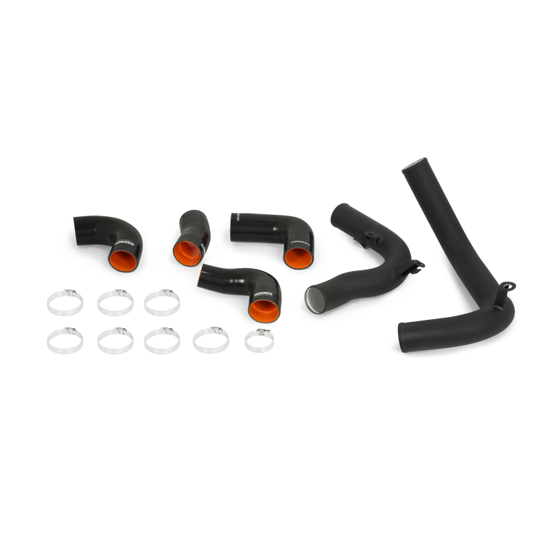 Mishimoto 2015+ Volkswagen MK7 GTI / Golf R Intercooler Pipe Kit Wrinkle Black - DTX Performance