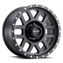 Load image into Gallery viewer, Method MR306 Mesh 18x9 +18mm Offset 5x150 116.5mm CB Matte Black Wheel - DTX Performance