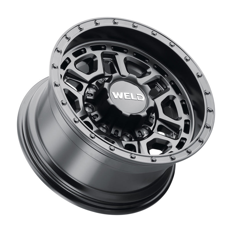 Weld Off-Road W119 17X9 Crux 8X180 ET00 BS5.00 Satin Black 124.3 - DTX Performance