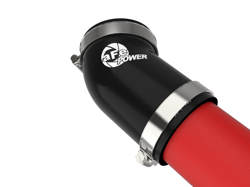 aFe 20-23 Ford Explorer ST V6 3.0L (tt) BladeRunner 2-3/4in Aluminum Cold Charge Pipe - Red - DTX Performance