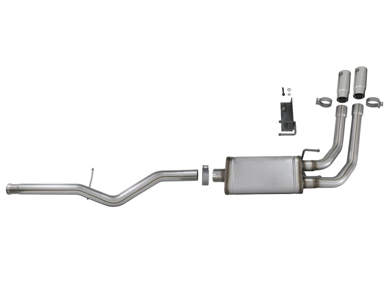 aFe Rebel Series 3in-2.5in 409 SS Cat-Back Exhaust 09-18 GM Silverado/Sierra 1500 V6-4.3L / V8-4.6L - DTX Performance