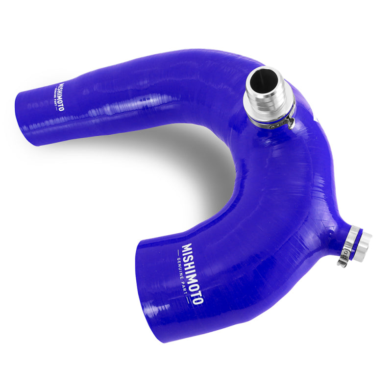 Mishimoto 2016+ Polaris RZR XP Turbo Silicone Intake J-Tube - Blue - DTX Performance