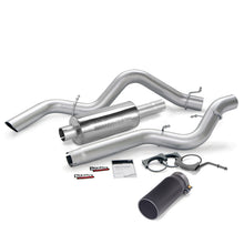 Load image into Gallery viewer, Banks Power 06-07 Chevy 6.6L CCLB Monster Exhaust System - SS Single Exhaust w/ Black Tip - DTX Performance