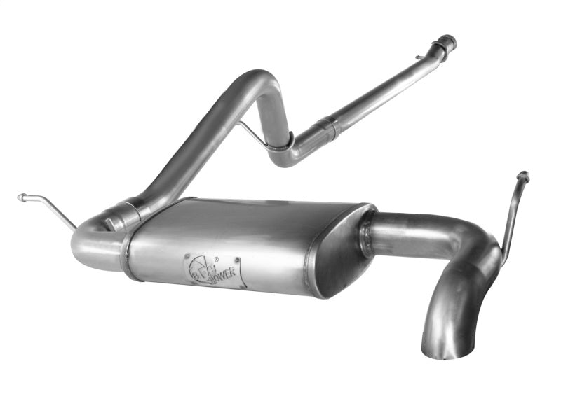 aFe MACHForce XP Exhausts Cat-Back SS-409 EXH CB Jeep Wrangler 2012 V6-3.6L (4 Dr) - DTX Performance