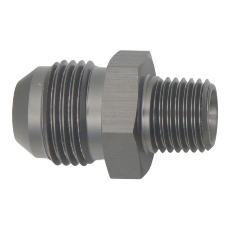 DeatschWerks 8AN Male Flare To 1/4in. Male NPT Adapter - DTX Performance