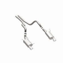 Load image into Gallery viewer, MagnaFlow 13 Ford Mustang Dual Split Rear Exit Stainless Cat Back Performance Exhaust (Street) - DTX Performance