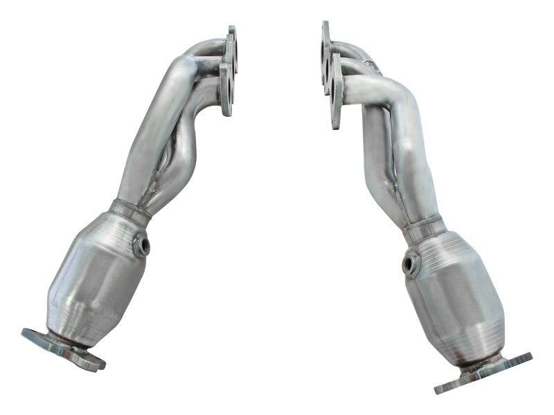 aFe 05-11 Toyota Tacoma V6-4.0L Twisted Steel 409 Stainless Steel Long Tube Header w/ Cat - DTX Performance