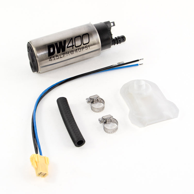 DeatschWerks 415LPH DW400 In-Tank Fuel Pump w/ 9-1041 Install Kit 98-11 Nissan Patrol - DTX Performance