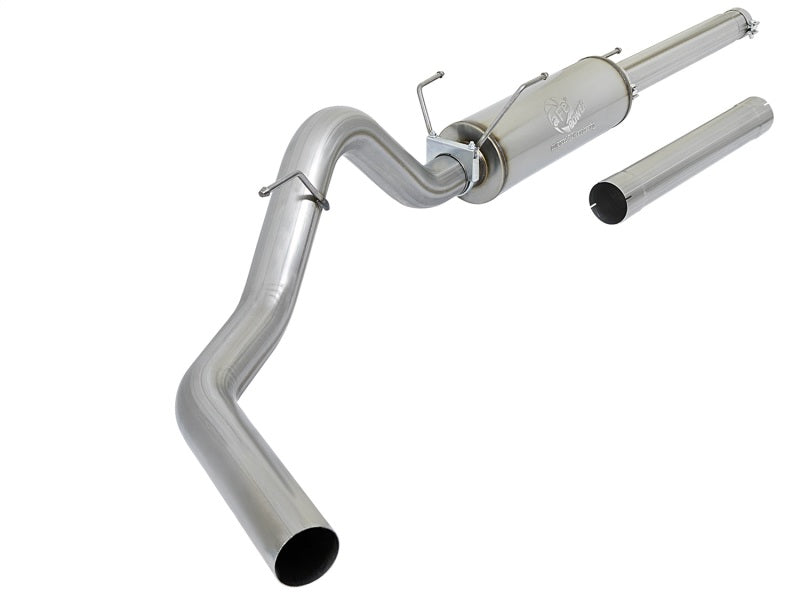 aFe LARGE Bore HD Exhausts Cat-Back SS-409 EXH CB Dodge Diesel Trucks 03-04 L6-5.9L (td) - DTX Performance