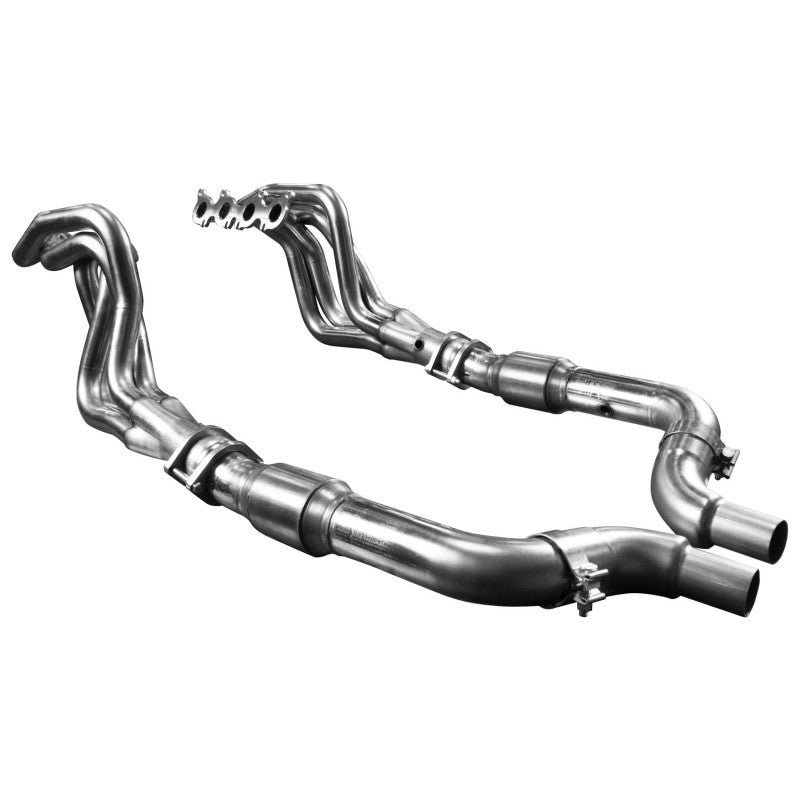 Kooks 15+ Mustang 5.0L 4V 2in x 3in SS Headers w/Green Catted OEM Connection Pipe - DTX Performance