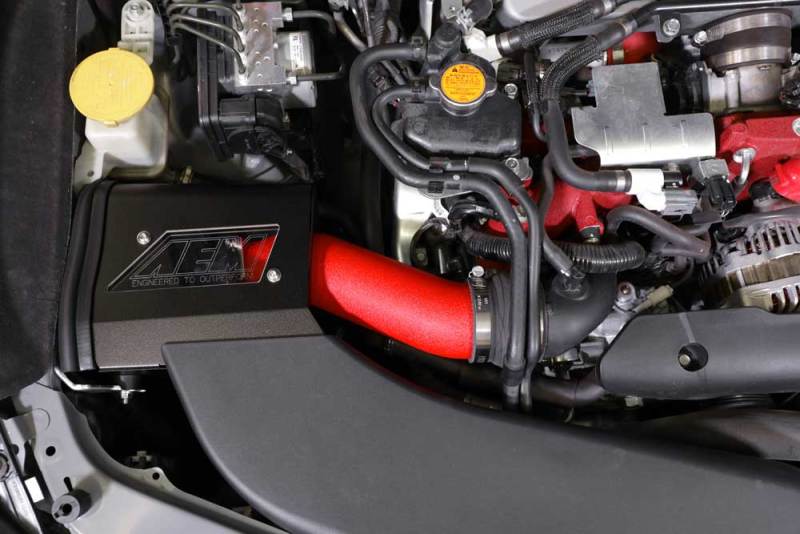 AEM Induction 2019 Subaru WRX STI 2.5L Cold Air Intake - Wrinkle Red - DTX Performance