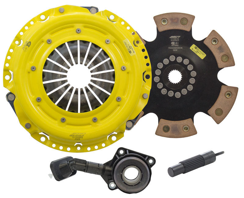 ACT 2014 Ford Focus HD/Race Rigid 6 Pad Clutch Kit - DTX Performance