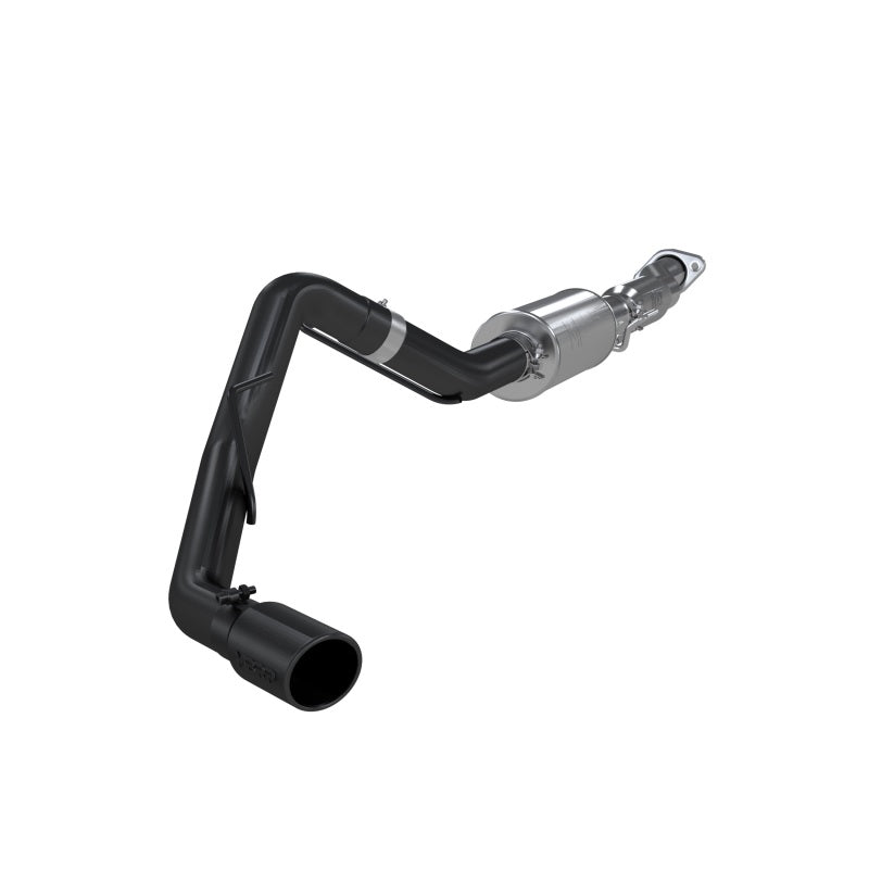 MBRP 11-14 Ford F150 3in Cat Back Single Side Exit Black Coated Exhaust System - DTX Performance