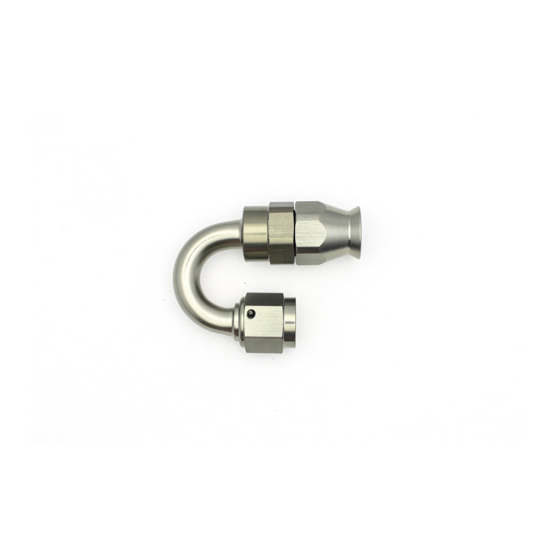 DeatschWerks 6AN Female Swivel 180-Degree Hose End PTFE (Incl. 1 Olive Insert) - DTX Performance