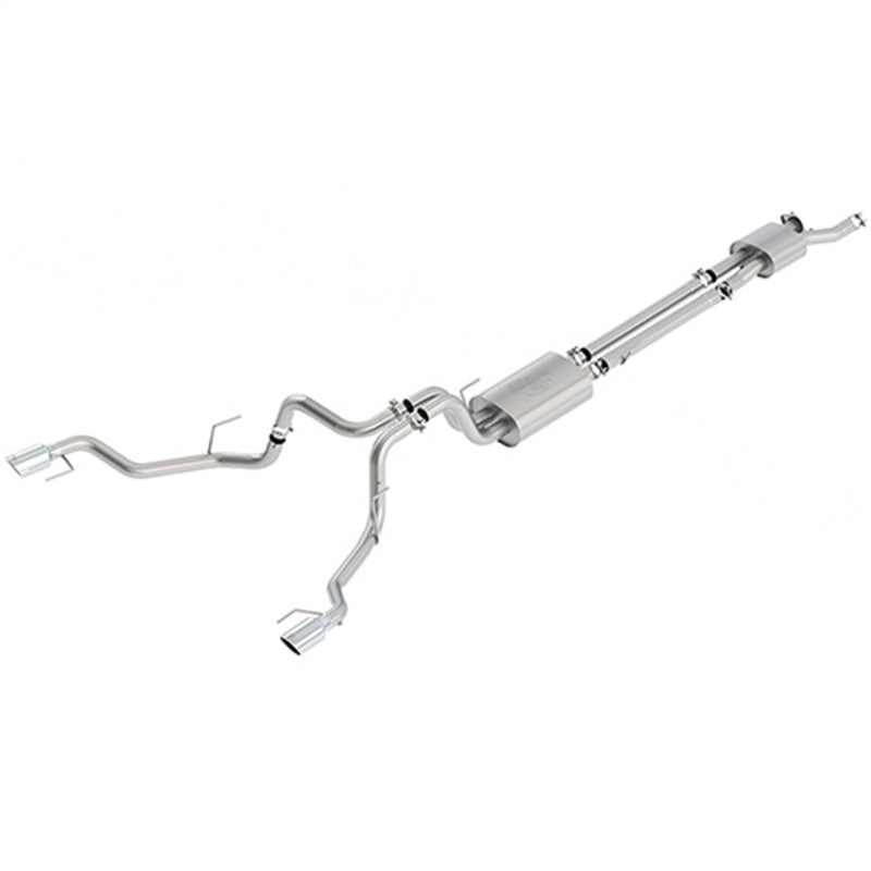 Ford Racing 2017 F150 Raptor 3.5L Sport Cat-Back Exhaust System Dual Rear Exit w/ Chrome Tips - DTX Performance