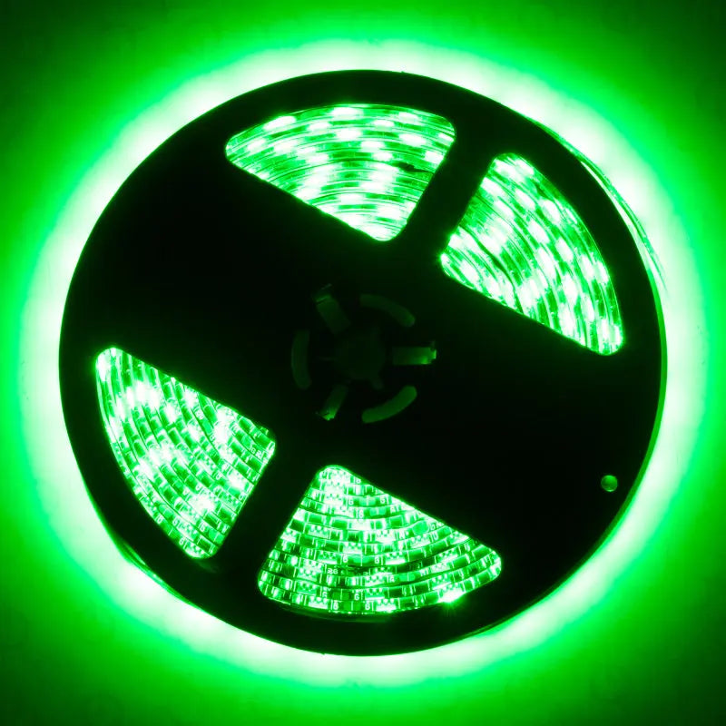 Oracle Exterior Black Flex LED 12in Strip - Green - DTX Performance