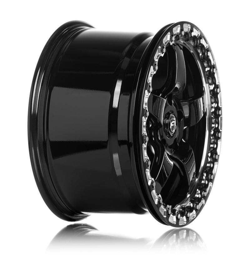 Forgestar D5 Beadlock 17x10 / 5x120 BP / ET45 / 7.3in BS Gloss Black Wheel - DTX Performance