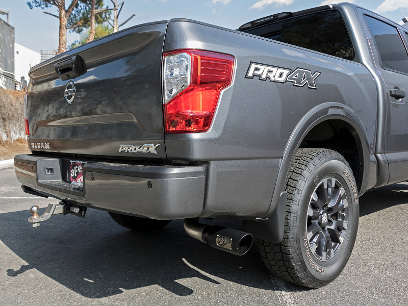 aFe MACHForce XP 2.5in Cat-Back Exhaust System w/ Black Tip Nissan Frontier 17-19 V8-5.6L - DTX Performance