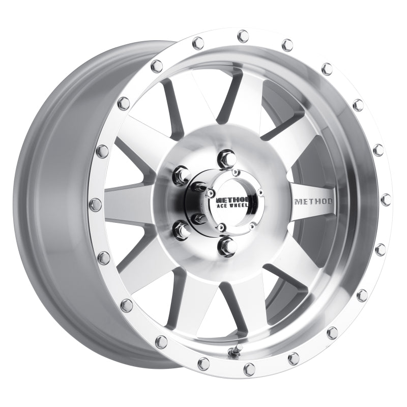 Method MR301 The Standard 17x9 -12mm Offset 5x5 94mm CB Machined/Clear Coat Wheel - DTX Performance