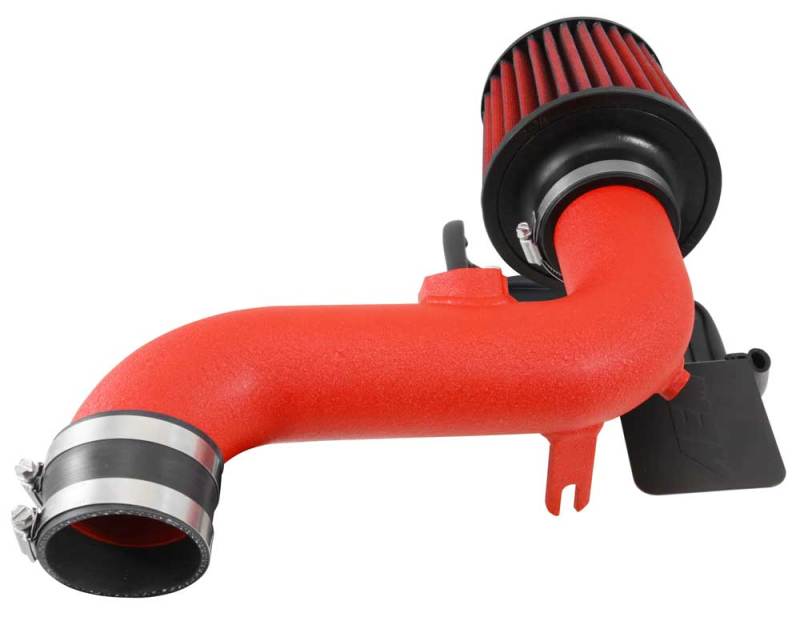 AEM 2014+ Ford Fiesta ST 1.6L L4 - Cold Air Intake System - Wrinkle Red - DTX Performance