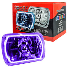 Load image into Gallery viewer, Oracle Pre-Installed Lights 7x6 IN. Sealed Beam - UV/Purple Halo - DTX Performance