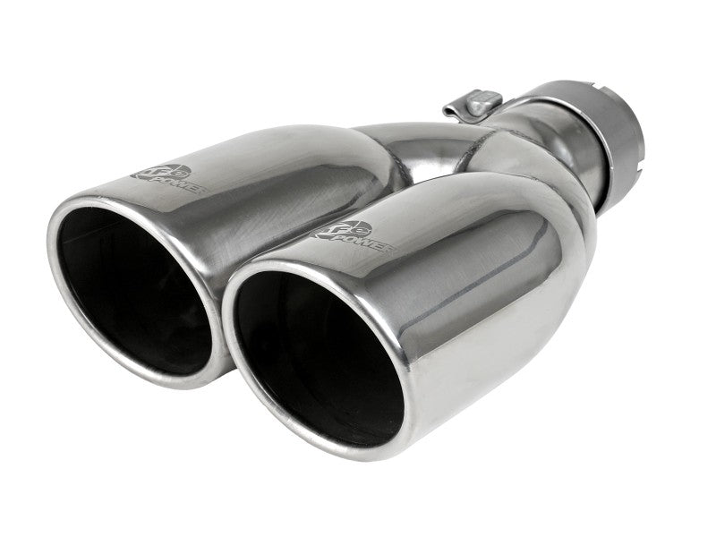 aFe Vulcan Series 2.5in 304 SS Axle-Back Exhaust Polished 07-18 Jeep Wrangler (JK) V6-3.6/3.8L - DTX Performance