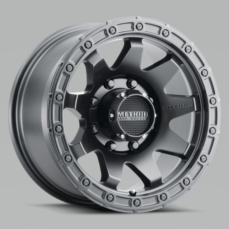 Method MR317 18x9 +18mm Offset 8x6.5 130.81mm CB Matte Black Wheel - DTX Performance