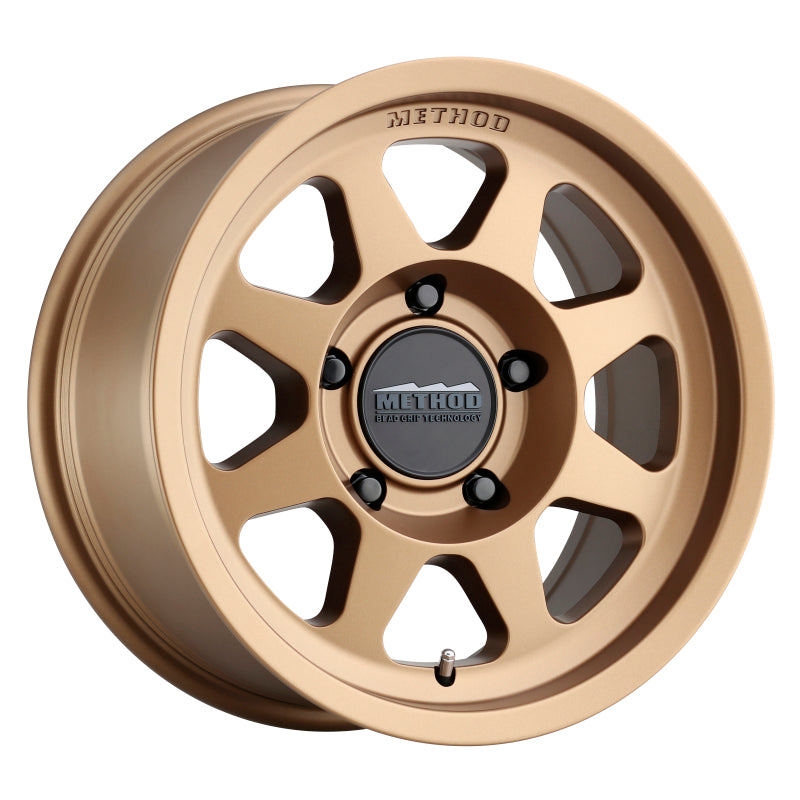 Method MR701 17x7.5 +50mm Offset 5x160 65mm CB Method Bronze Wheel - DTX Performance