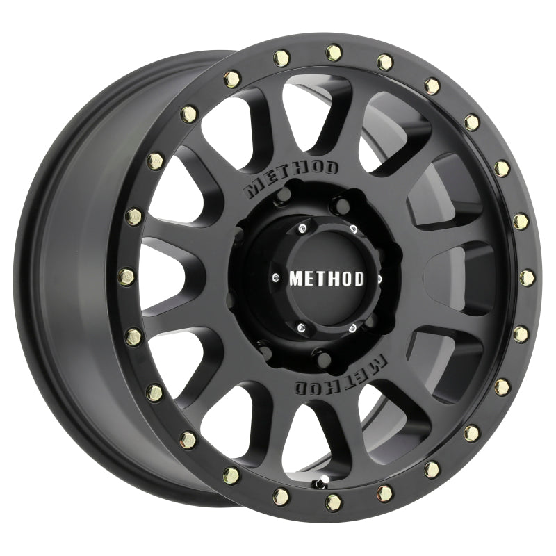 Method MR305 NV HD 17x8.5 0mm Offset 8x6.5 130.81mm CB Matte Black Wheel - DTX Performance