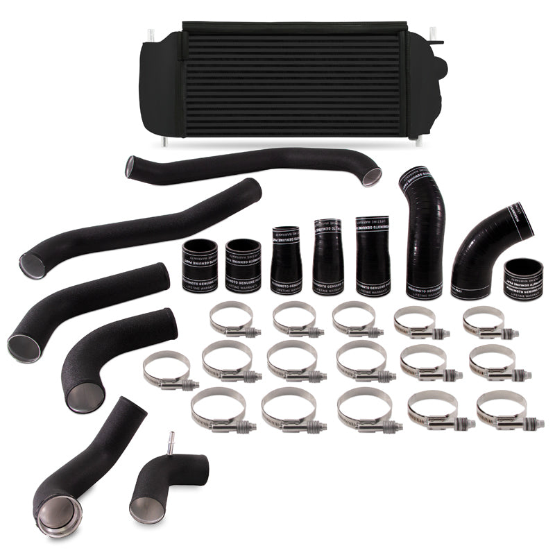 Mishimoto 2017+ Ford F150 3.5L EcoBoost Performance Intercooler Kit - Black Cooler Black Pipes - DTX Performance