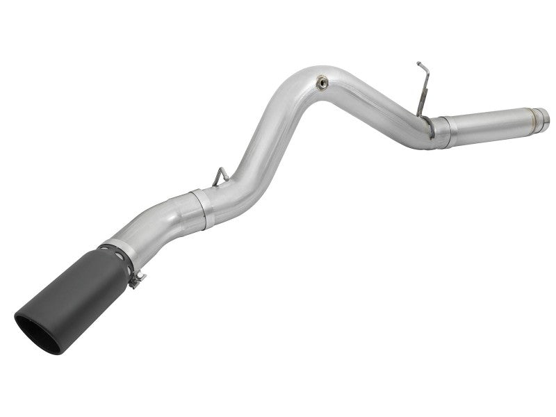 aFe Atlas Exhaust 5in DPF-Back Aluminized Steel w/ Black Tips 16-17 GM Diesel Truck V8-6.6L (td) - DTX Performance