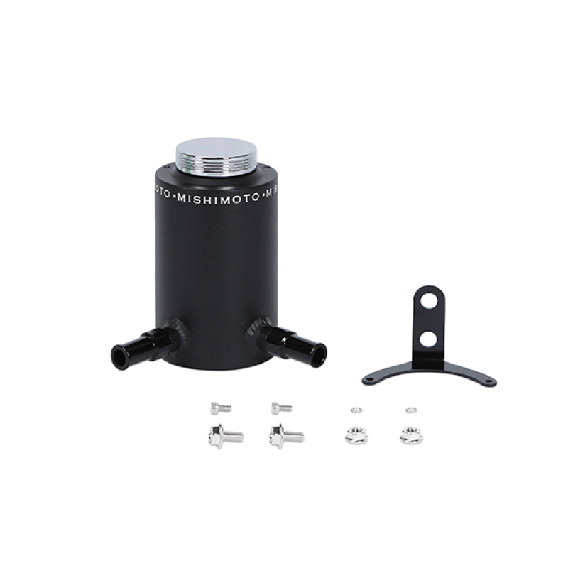 Mishimoto Aluminum Power Steering Reservoir Tank - Wrinkle Black - DTX Performance