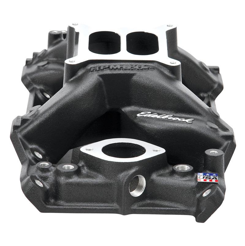 Edelbrock Intake Manifold RPM Air-Gap Small-Block Chrysler 340-360 Black - DTX Performance