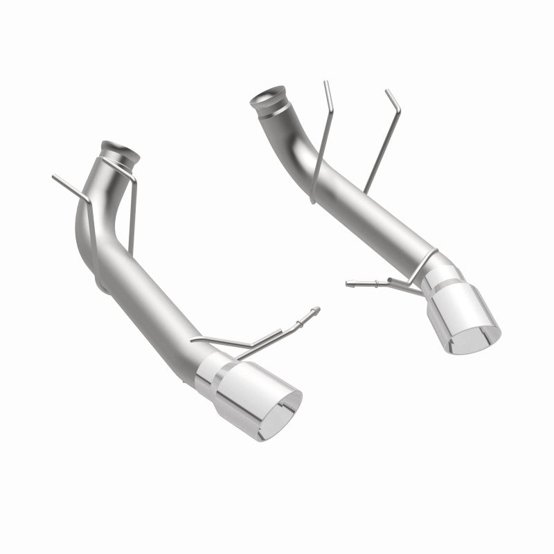 MagnaFlow 13 Ford Mustang Dual Split Rear Exit Stainless Axle-Back Cat Back Exhaust (Competition) - DTX Performance