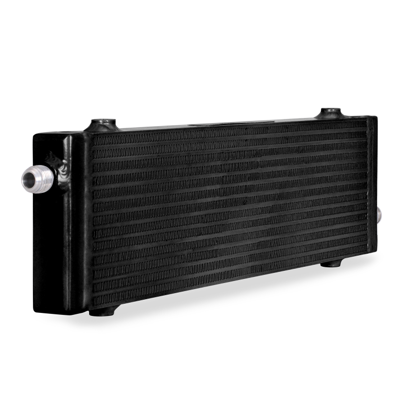 Mishimoto Universal Large Bar and Plate Cross Flow Black Oil Cooler - DTX Performance