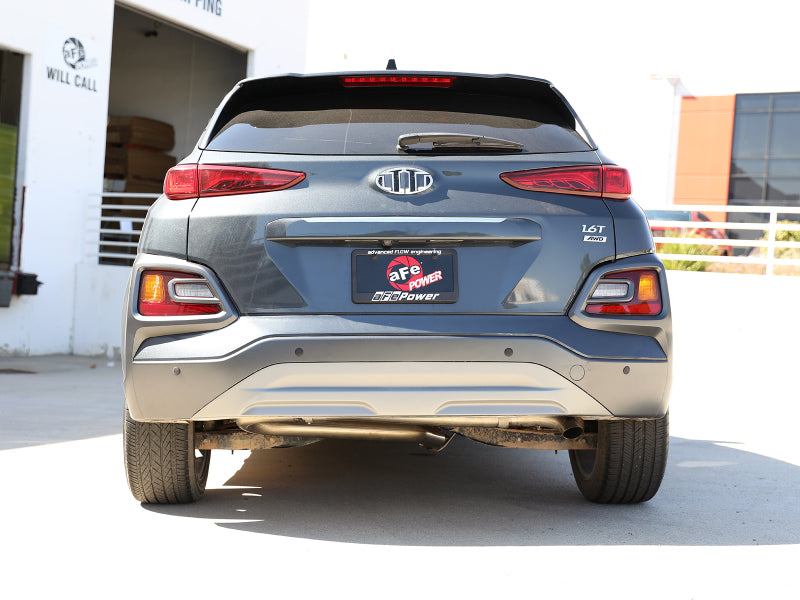 aFe Takeda 2-1/2in 304 SS Axle-Back Exhaust (No Muffler) 18-21 Hyundai Kona L4 1.6L (t) - DTX Performance