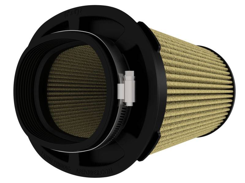 aFe MagnumFLOW Pro GUARD 7 Air Filter (6 x 4)in F x (8-1/2 x 6-1/2)in B x (7-1/4 x 5)in T x 7-1/4in - DTX Performance