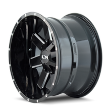 Load image into Gallery viewer, ION Type 141 17x9 / 5x127 BP / -12mm Offset / 87mm Hub Gloss Black Milled Wheel - DTX Performance