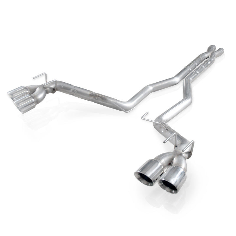 Stainless Works 2012-15 Camaro ZL1 6.2L 3in Catback Dual Chambered Exhaust X-Pipe Resonator Deletes - DTX Performance