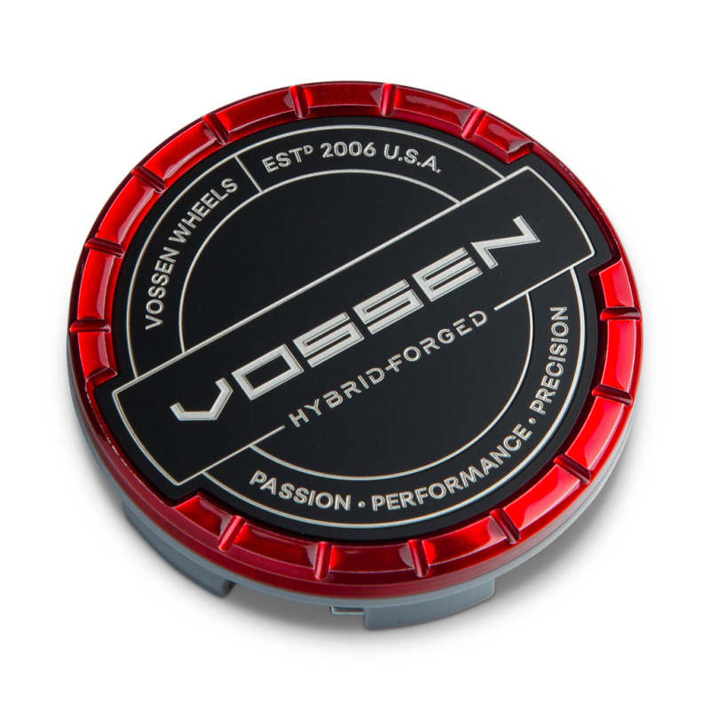 Vossen Billet Sport Cap - Large - Hybrid Forged - Vossen Red - DTX Performance