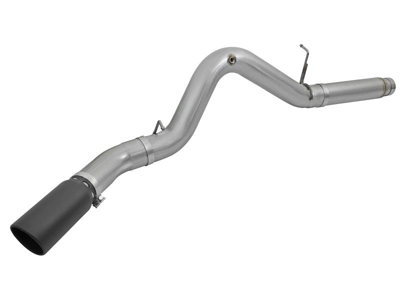 aFe LARGE Bore HD 5in Exhausts DPF-Back SS w/ Black Tips 16-17 GM Diesel Truck V8-6.6L (td) LML/L5P - DTX Performance