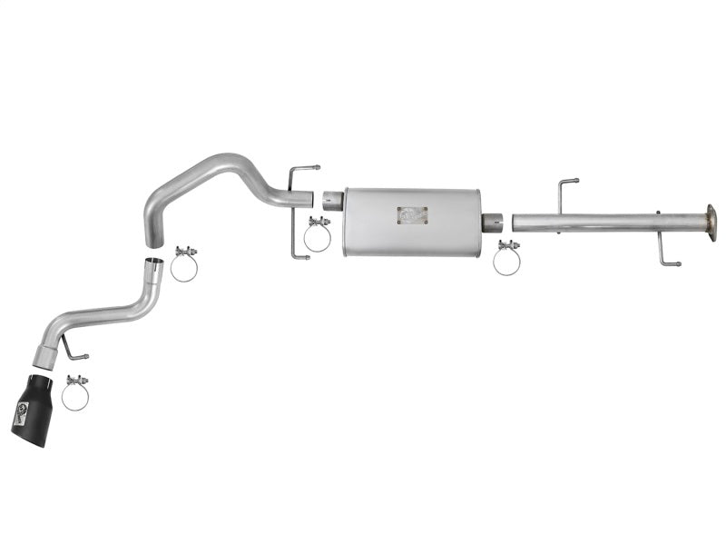 aFe Scorpion 2-1/2in Aluminized Steel Cat-Back Exhaust w/ Black Tips 07-17 Toyota FJ Cruiser V6 4.0L - DTX Performance