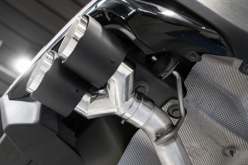 MBRP 20-21 Ford Explorer ST 3.0L EcoBoost Dual Rear Exit Axle Back w/ Quad Carbon Fiber Tips - T304 - DTX Performance