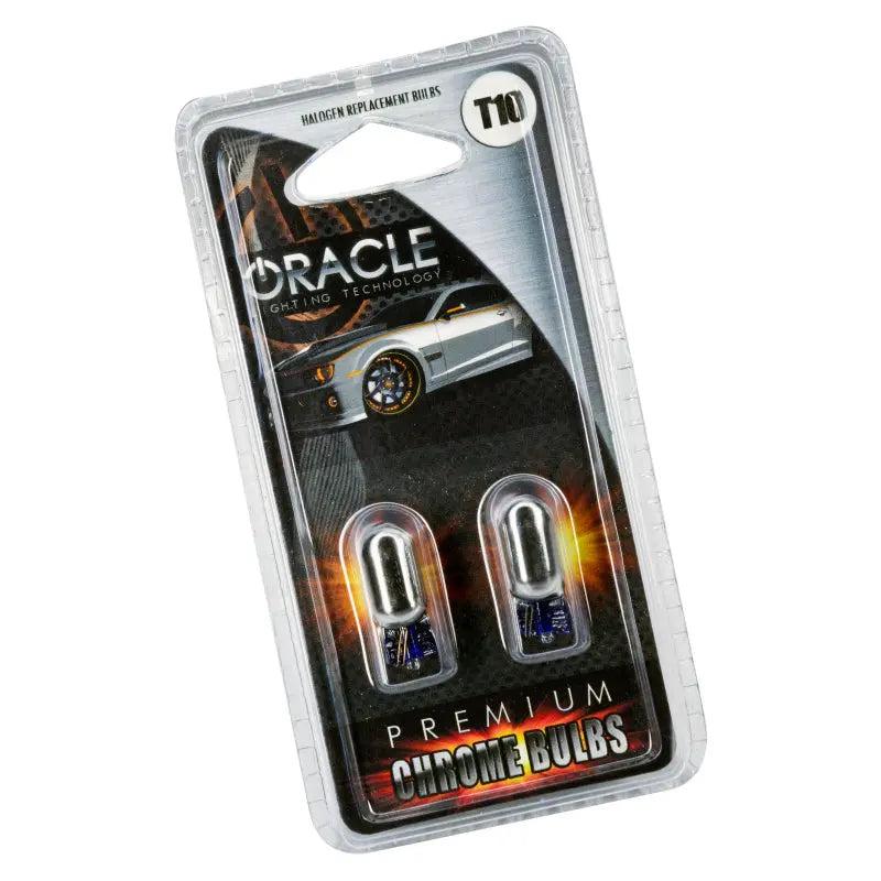 Oracle T10 Chrome Bulbs (Pair) - White - DTX Performance