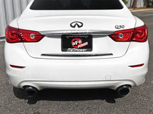 Load image into Gallery viewer, aFe Takeda 2.5in 304 SS Axle-Back Exhaust w/ Black Tips 16-18 Infiniti Q50 V6-3.0L (tt) - DTX Performance