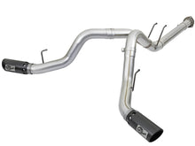 Load image into Gallery viewer, aFe ATLAS 4in DPF-Back Alum Steel Exhaust System w/Black Tip 2017 Ford Diesel Trucks V8-6.7L (td) - DTX Performance