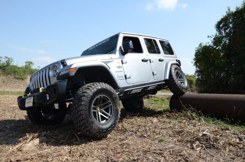 N-Fab Trail Slider Steps 18-20 Jeep Wrangler JL 4 Door SUV - SRW - Textured Black - DTX Performance