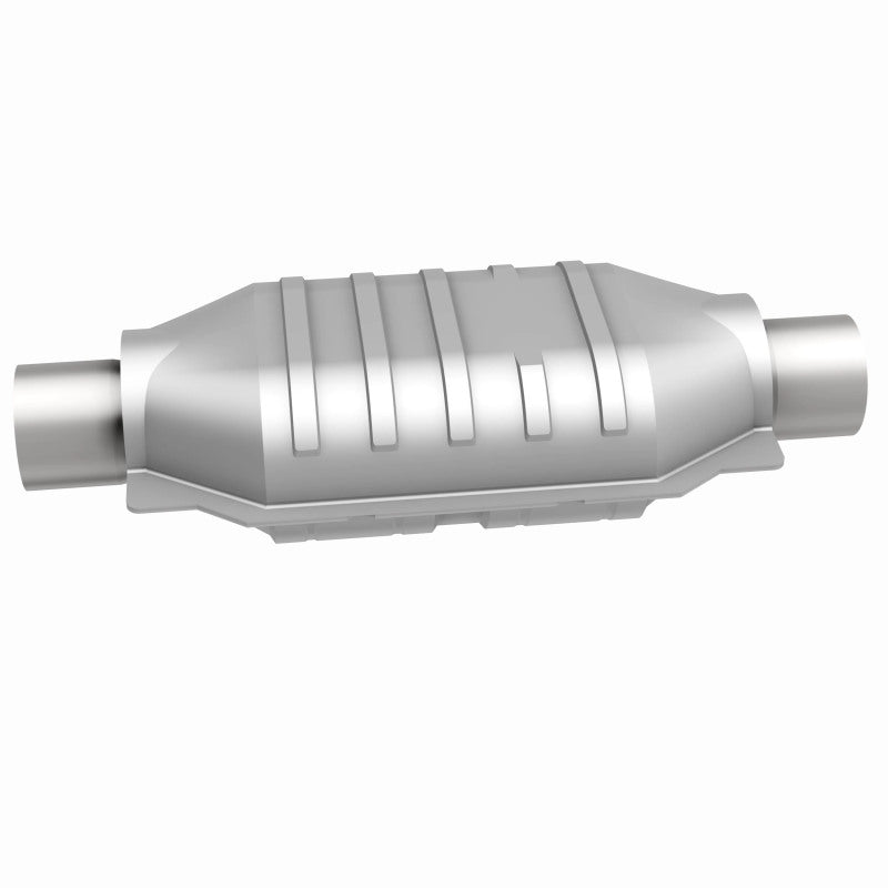 MagnaFlow Conv Universal-Fit 2.25in Inlet/Outlet Center/Center Oval 12in Body/7in Width - DTX Performance